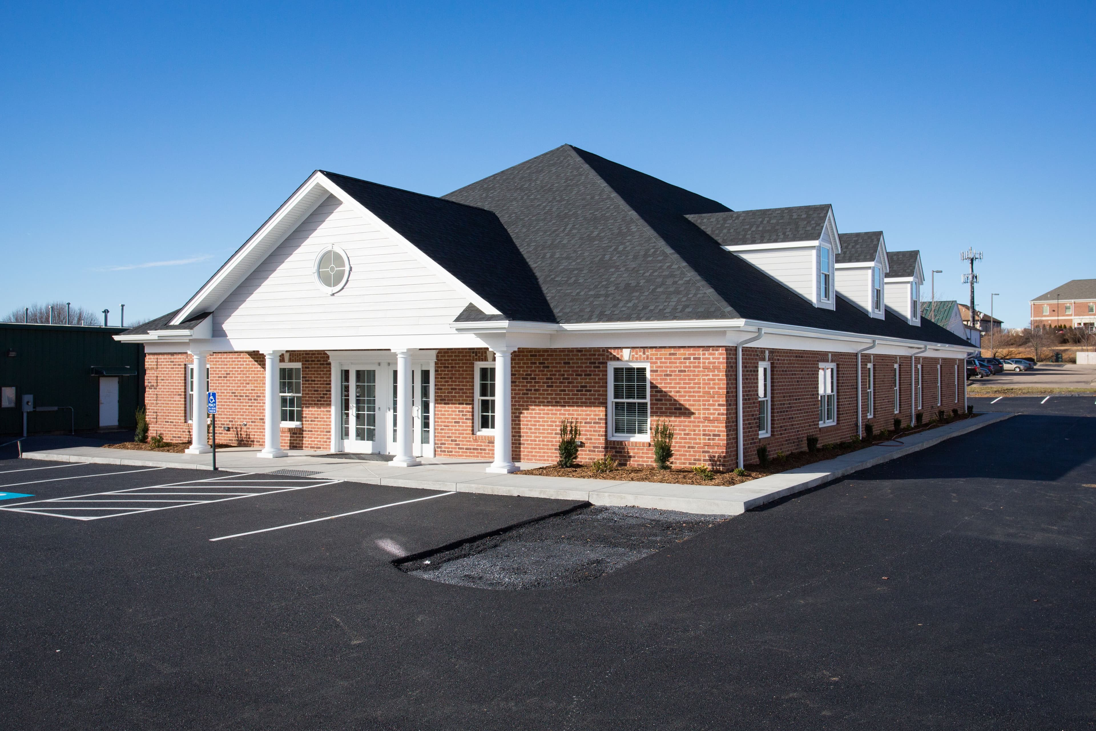 Early commercial project built by Rhodenizer Construction