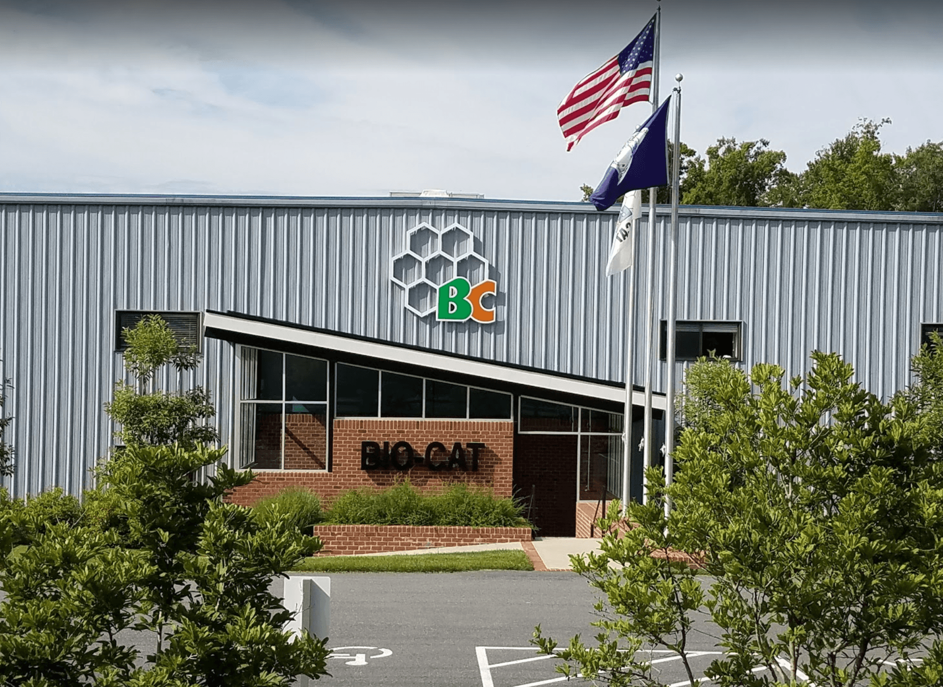 Bio-Cat industrial facility exterior in Troy, Virginia